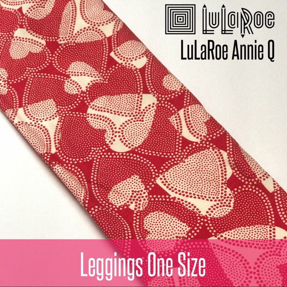 Lularoe Valentine's Day Leggings OS NWT